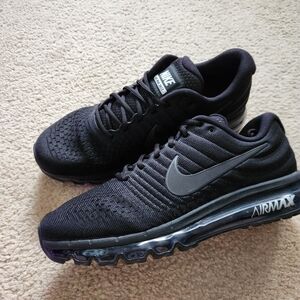 Nike Air Max 2017 Triple Black Size 12